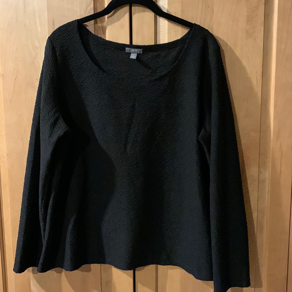 Patterned top from J.Jill boxy fit